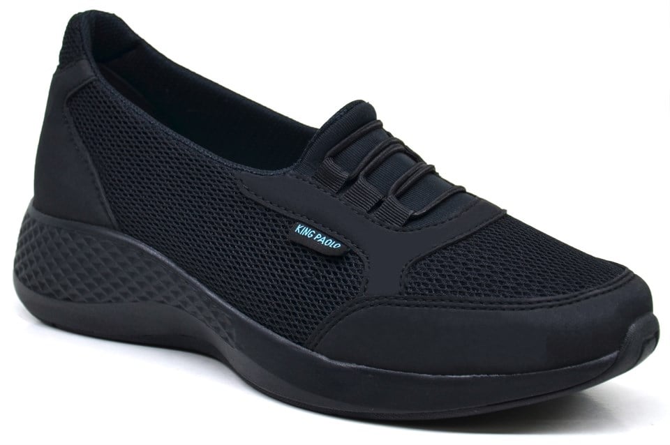 King PaoloKing Paolo U6600 BATTAL KRAKERS - SİYAH WIND - BAYAN AYAKKABI,Tekstil Spor Ayakkabı