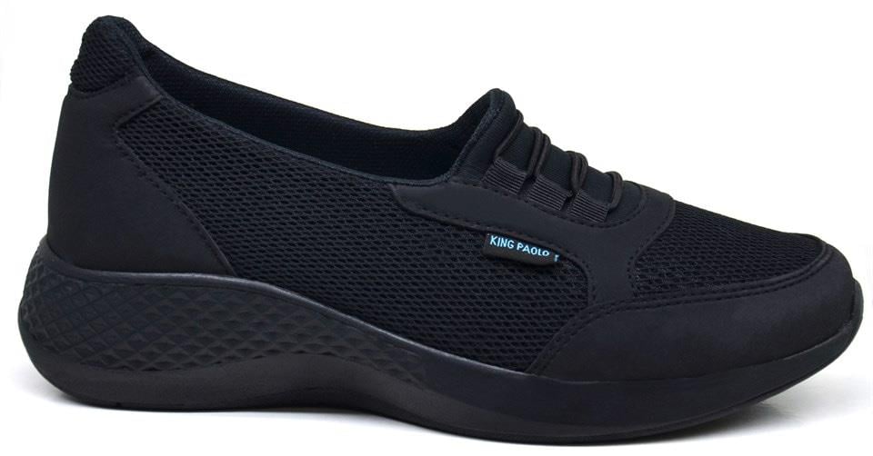 King PaoloKing Paolo U6600 BATTAL KRAKERS - SİYAH - KADIN AYAKKABI,Tekstil Spor Ayakkabı