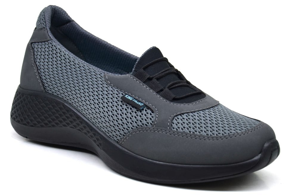 King PaoloKing Paolo U6600 KRAKERS CASUAL - FÜME - BAYAN AYAKKABI,Tekstil Spor Ayakkabı