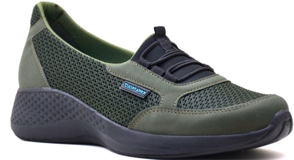 King PaoloKing Paolo U6600 KRAKERS CASUAL - HAKİ - BAYAN AYAKKABI, Tekstil Spor Ayakkabı
