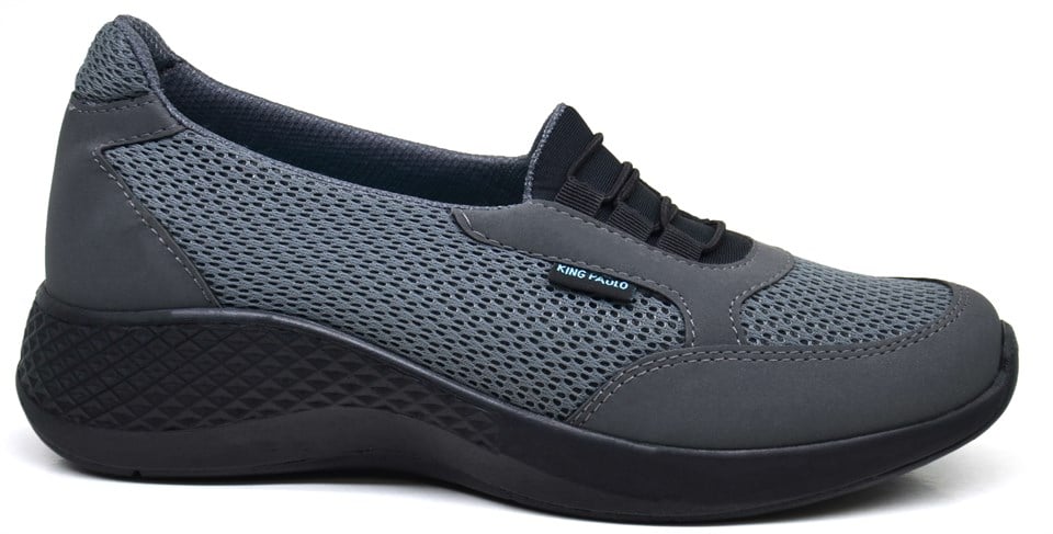 King PaoloKing Paolo U6600 KRAKERS CASUAL - FÜME - BAYAN AYAKKABI,Tekstil Spor Ayakkabı