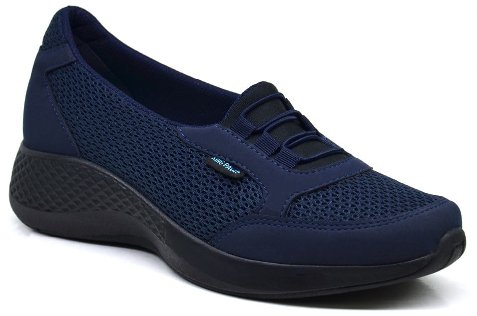 King PaoloKing Paolo U6600 KRAKERS CASUAL - LACİVERT - BAYAN AYAKKABI,Tekstil Spor Ayakkabı