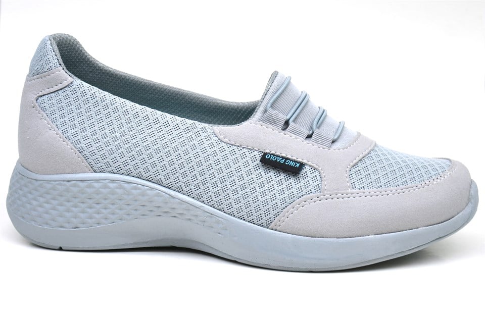 King PaoloKing Paolo U6600 KRAKERS CASUAL - AÇIK GRİ - BAYAN AYAKKABI,Tekstil Spor Ayakkabı