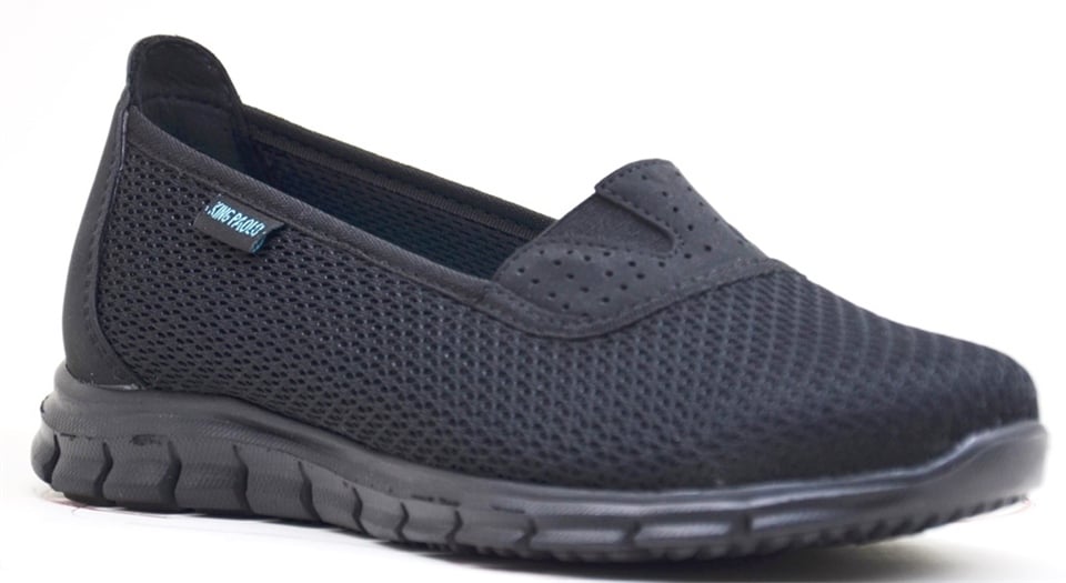 King PaoloKing Paolo Z6101 BATTAL KRAKERS  - SİYAH - BAYAN AYAKKABI, Tekstil Spor Ayakkabı