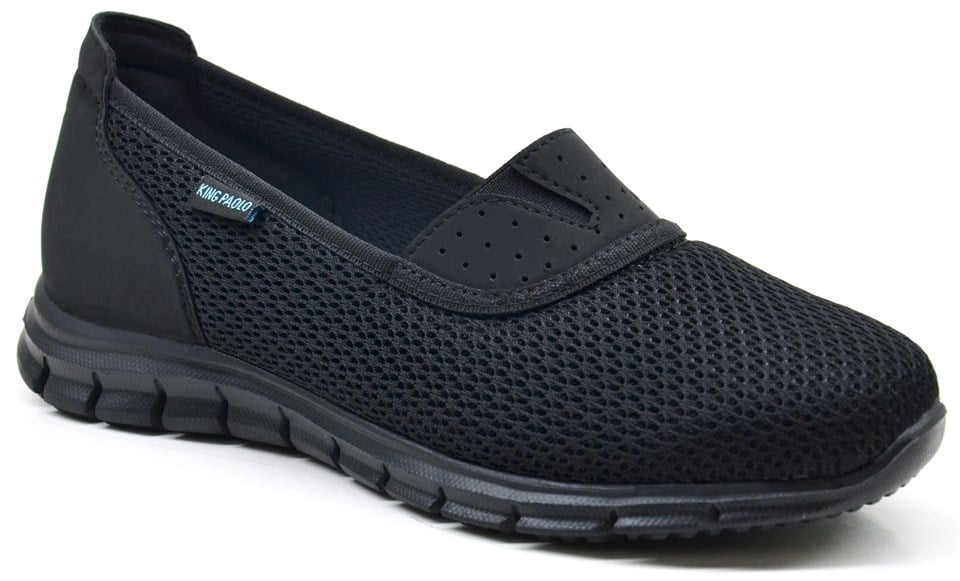 King PaoloKing Paolo Z6101 KRAKERS CASUAL - SİYAH - BAYAN AYAKKABI,Tekstil Spor Ayakkabı