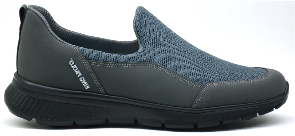 King PaoloKing Paolo Z9486 KOMFORT KRAKERS - FÜME WİND - ERKEK AYAKKABI,Tekstil Spor Ayakkabı