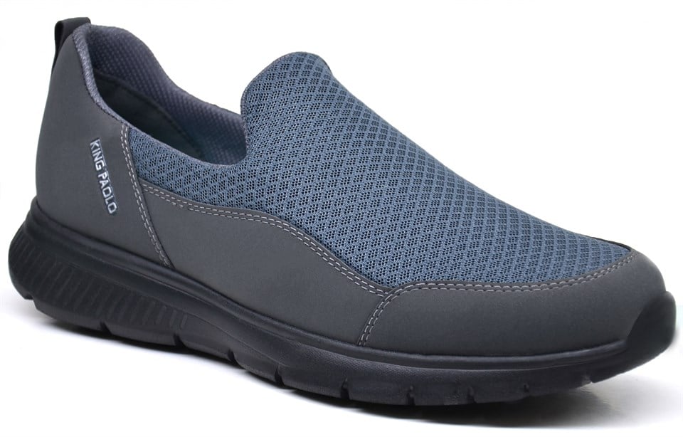 King PaoloKing Paolo Z9486 KOMFORT KRAKERS - FÜME WİND - ERKEK AYAKKABI,Tekstil Spor Ayakkabı
