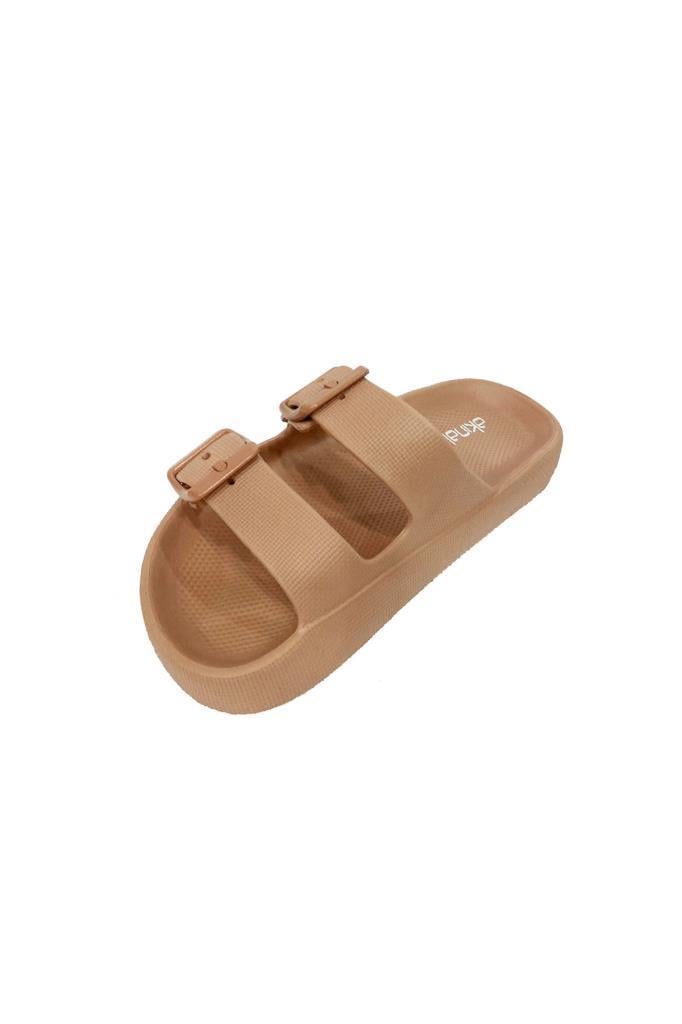 Akınal E282.F.000 Ortopedik Suya Dayanıklı Kız Çocuk Terlik Pastel Kahve 31-36