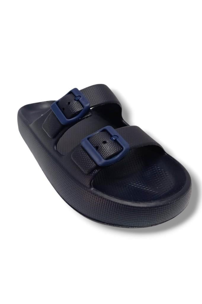 Akınal E282.M.000-25 Eva Çift Bant Anatomik Erkek Terlik