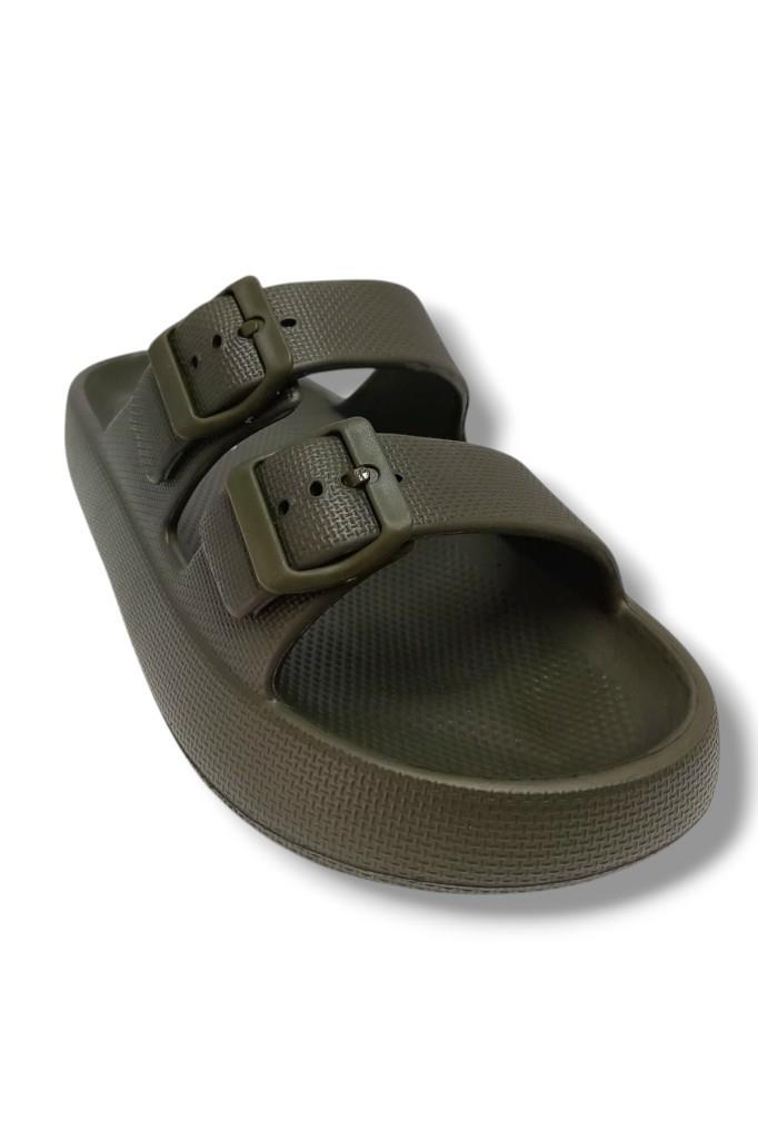 Akınal E282.M.000-25 Eva Çift Bant Anatomik Erkek Terlik