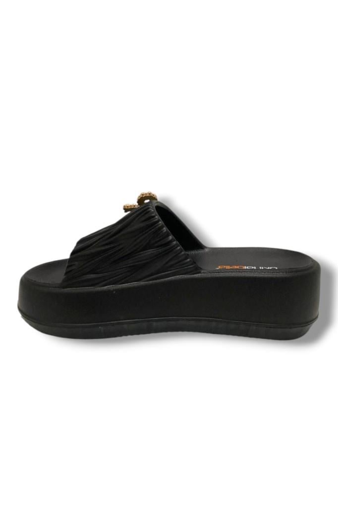 Akınal E462.Z.0001 Eva Anatomik İnci Taşlı Kurdele Kadın terlik