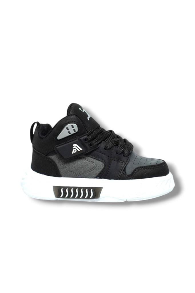 Alessio 537-26 Cilt Anatomik Filet Çocuk Sneaker Siyah Füme 31-35