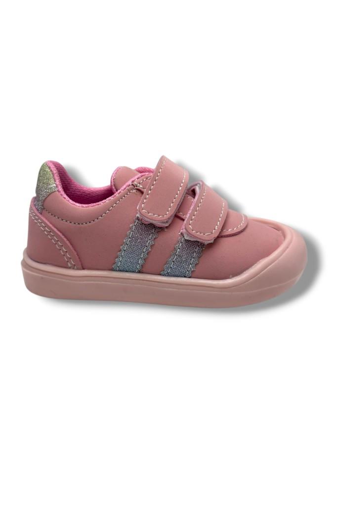 Arzen Bebe 110-26 Anatomik Çift Cırtlı Kız Bebek Ayakkabısı 19-23