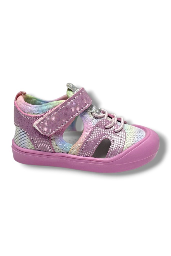 Arzen Bebe 232-26 Anatomik Simli Cırtlı Kız Çocuk Sandalet 19-23