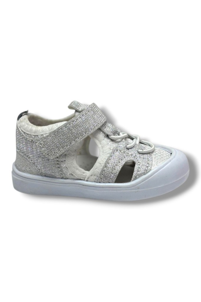 Arzen Bebe 232-26 Anatomik Simli Cırtlı Kız Çocuk Sandalet 19-23