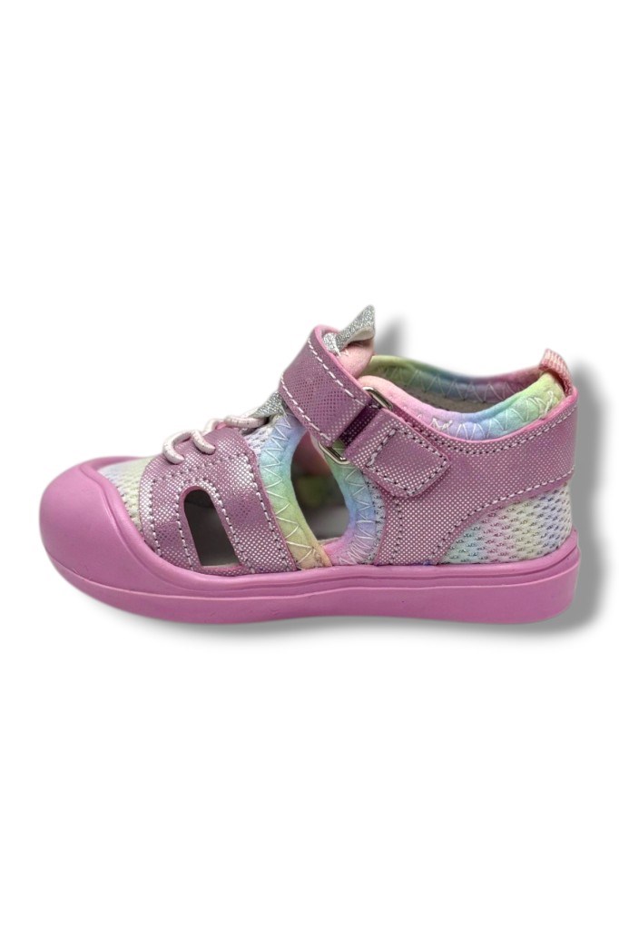 Arzen Bebe 232-26 Anatomik Simli Cırtlı Kız Çocuk Sandalet 19-23