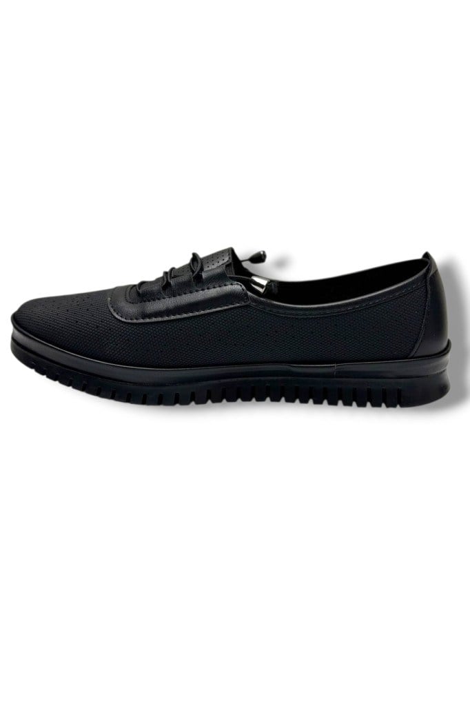 Ayzen A1042-26 Baskı Deri Ultra Soft Anatomik Kadın Ayakkabı