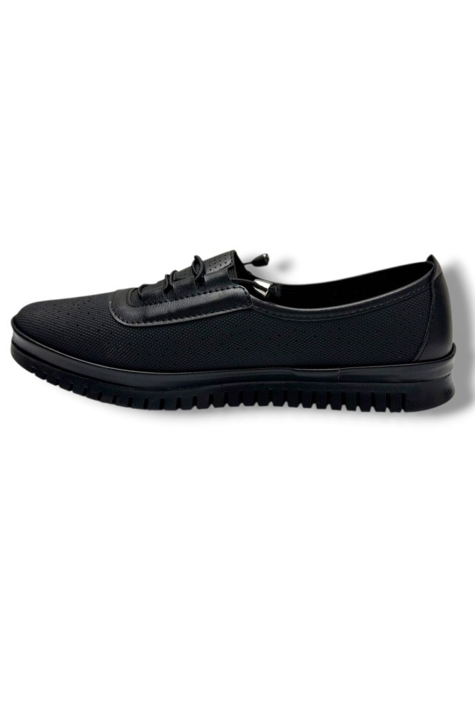 Ayzen A1042-26 Baskı Deri Ultra Soft Anatomik Kadın Ayakkabı