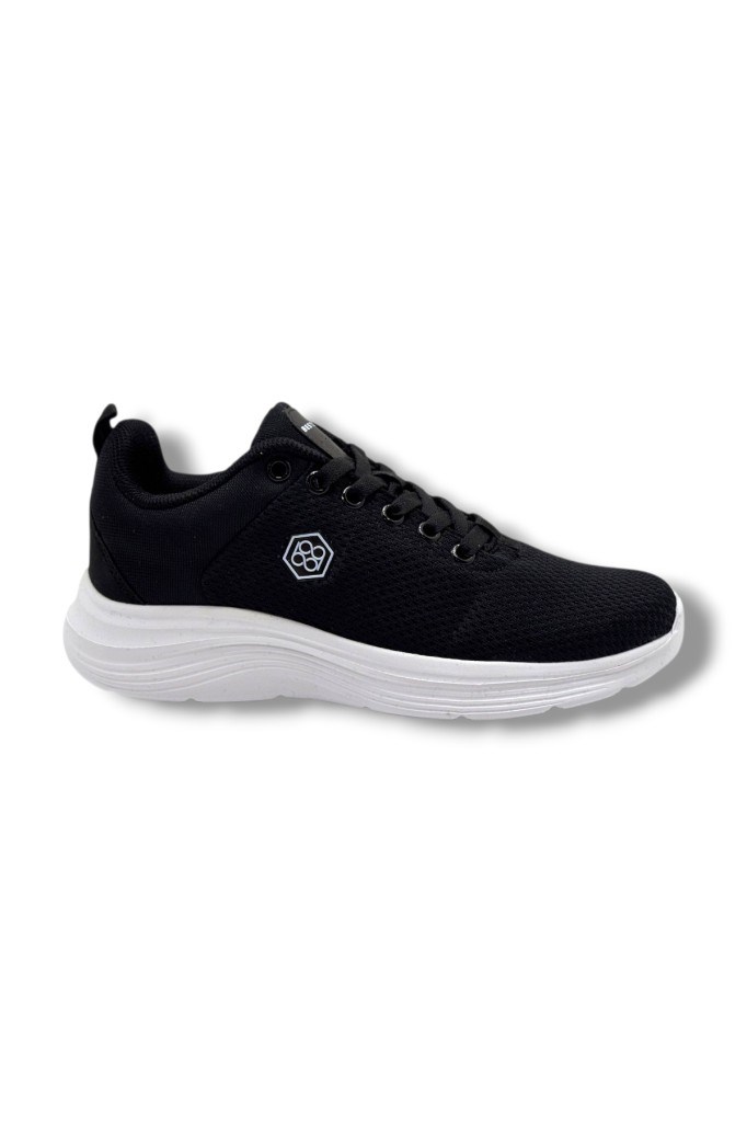 Best Of 21011-26 Anorak Anatomik Bağcıklı Sneaker Siyah Beyaz 36-40