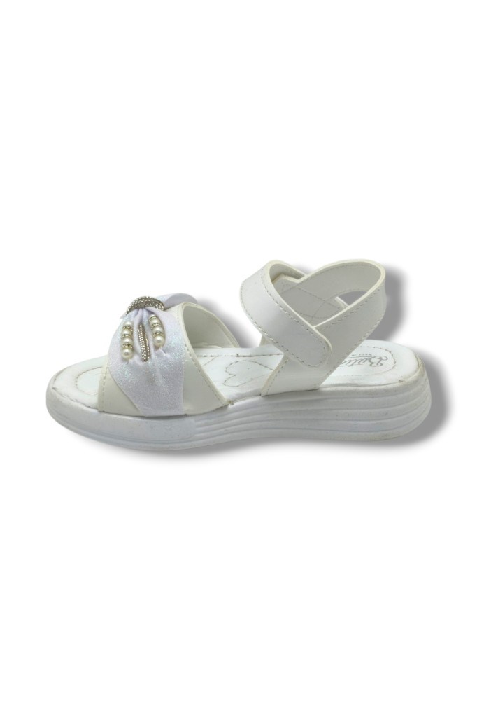 Butiqe 1809-26 Simli Boncuk Taşli Anatomik Kız Çocuk Sandalet 26-30