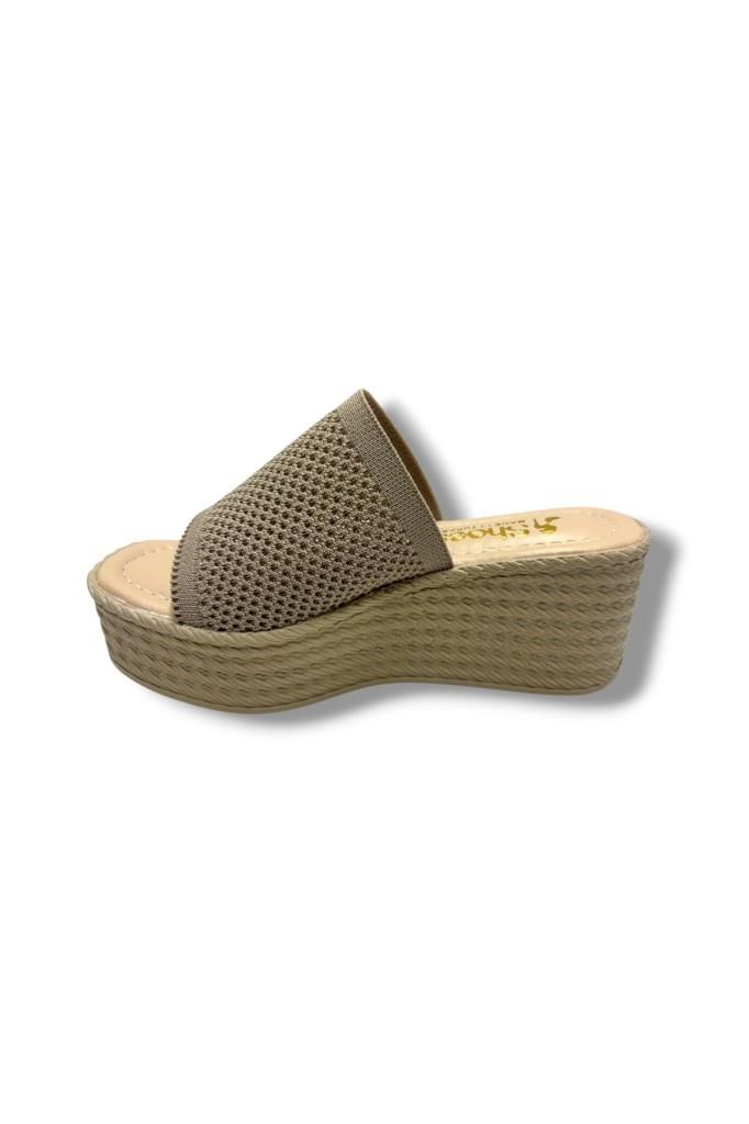 Cakgo 255-25 Triko Anatomik Ultra Soft Dolgu Topuk Kadın Terlik