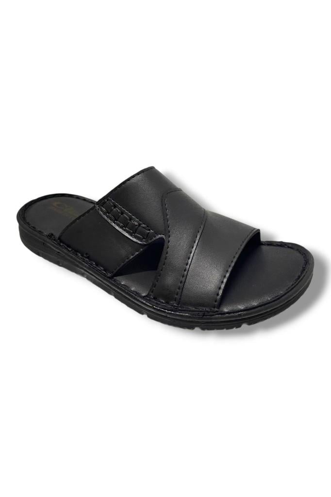 Class C601-25 Deri Anatomik Soft Erkek Terlik