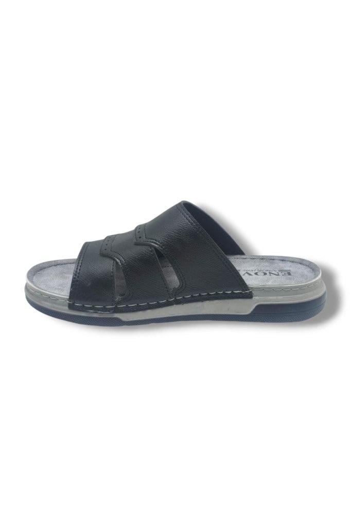Enova E508-26 Deri Anatomik Tek Bant Ultra Soft Erkek Terlik