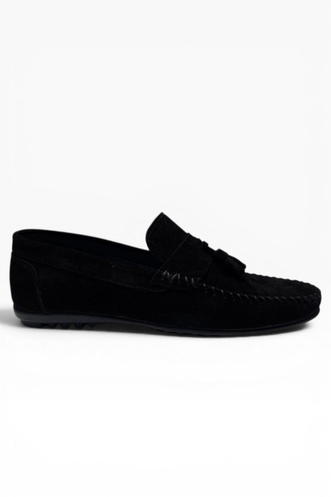 Karacabey 1104-26 Hakiki Süet Deri Püsküllü Casual Erkek Ayakkabı