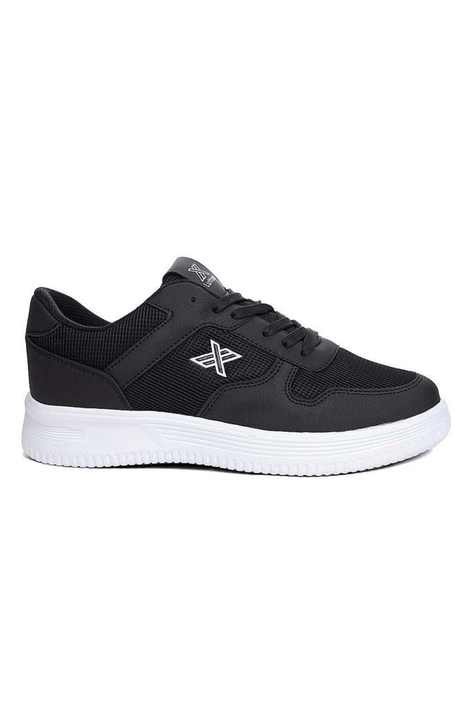 Luttoon 4027-25 Deri Anorak Anatomik Erkek Sneaker Siyah Beyaz 45-48