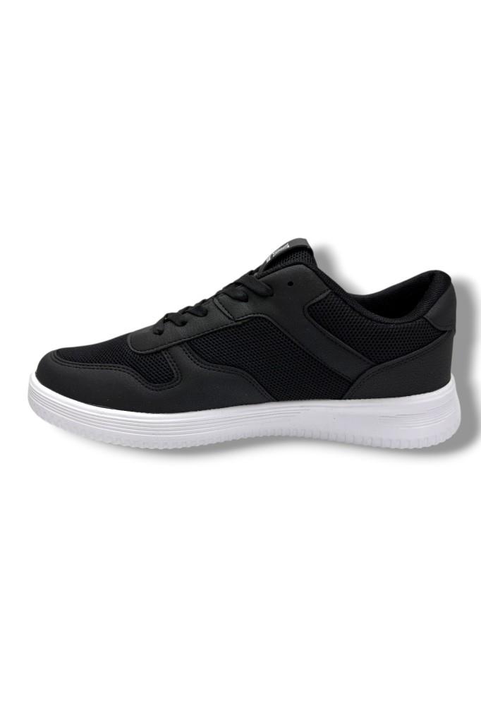 Luttoon 4027-26 Deri Anorak Anatomik Erkek Sneaker Siyah Beyaz 45-48