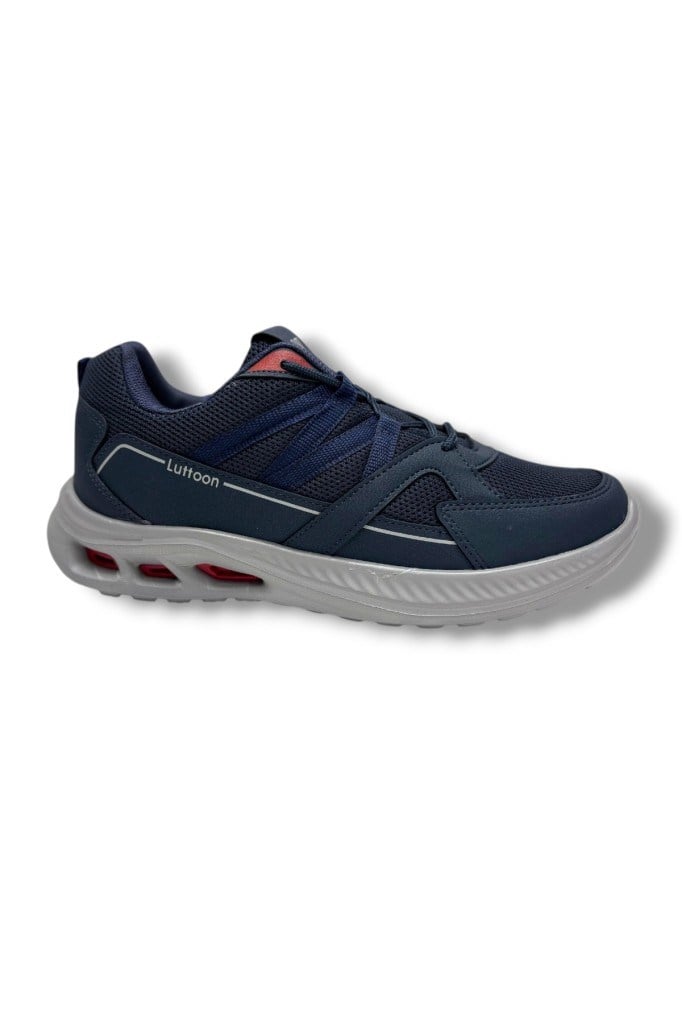 Luttoon 4157-26 Anorak Anatomik Erkek Sneaker Lacivert Buz Kırmızı