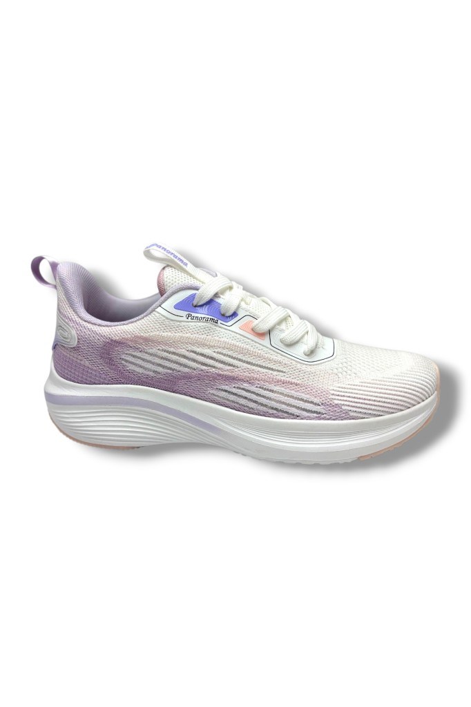 Panorama 27508-26 Anorak Anatomik Kadın Sneaker Beyaz Mor36-41