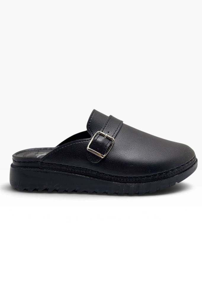 Perla 3102-26 Deri Ultra Soft Anatomik Sabo Kadın Terlik