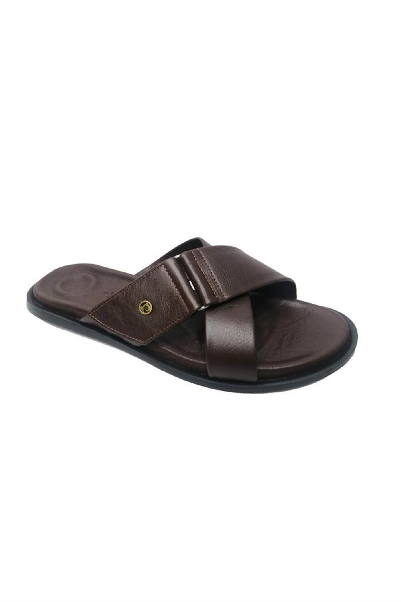 Pierre Cardin 3313 Hakiki Deri Ortopedik Erkek Terlik