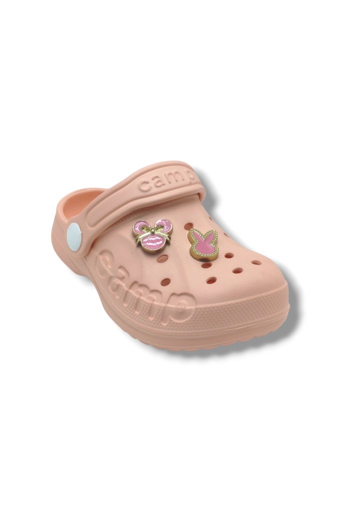 Polikamp E100-26 Kelebek Süslü Anatomik Kız Çocuk Terlik&Sandalet 22-25