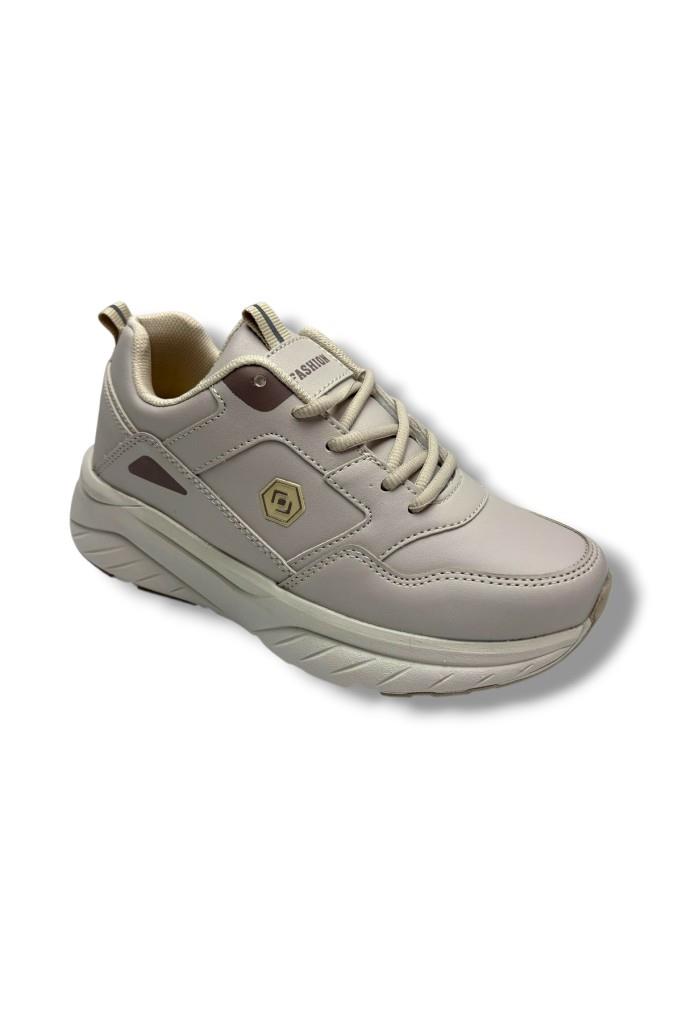 Queen Step 2105-26 Cilt Deri Anatomik Kadın Sneaker 36-40