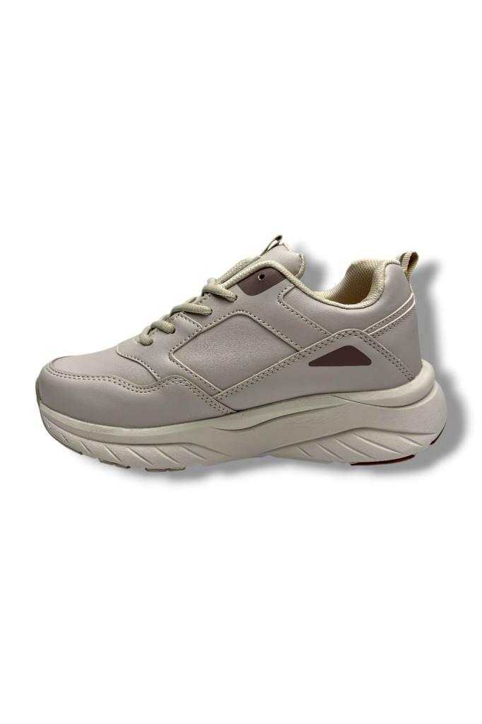 Queen Step 2105-26 Cilt Deri Anatomik Kadın Sneaker 36-40