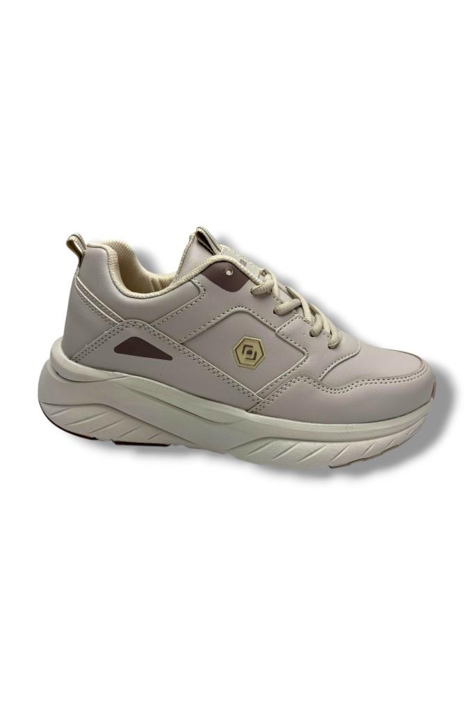 Queen Step 2105-26 Cilt Deri Anatomik Kadın Sneaker 36-40