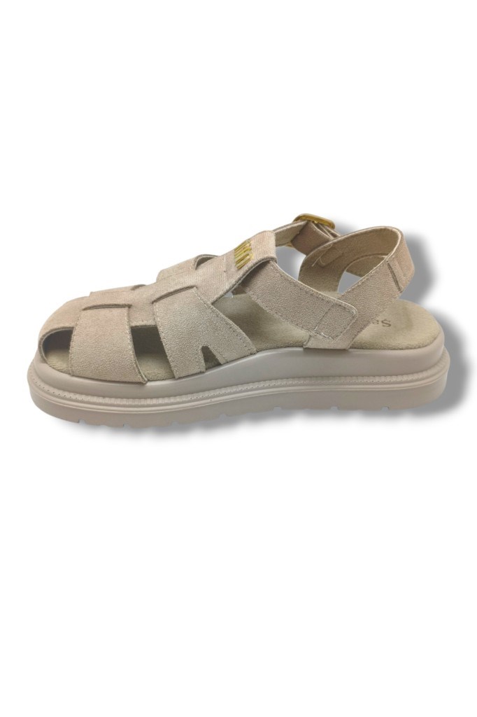 Şanzelize K805-26 Süet Tokalı Anatomik Taban Kadın Sandalet