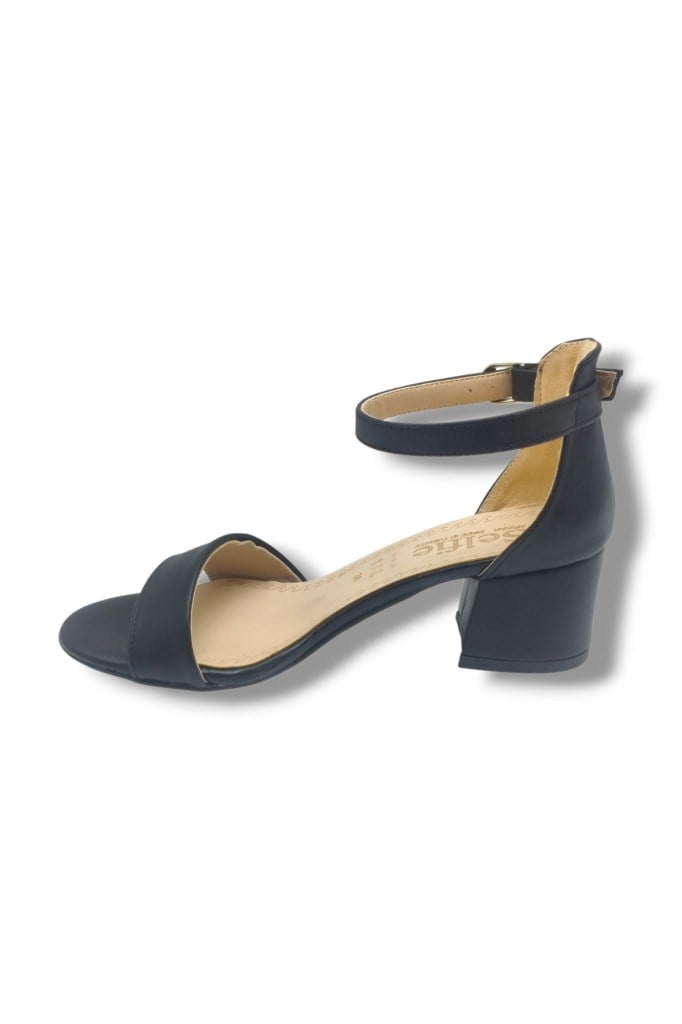 Selfie 4601-26 Cilt Tek Bant Orta Topuk Fashion Kadın Sandalet(5,5cm)