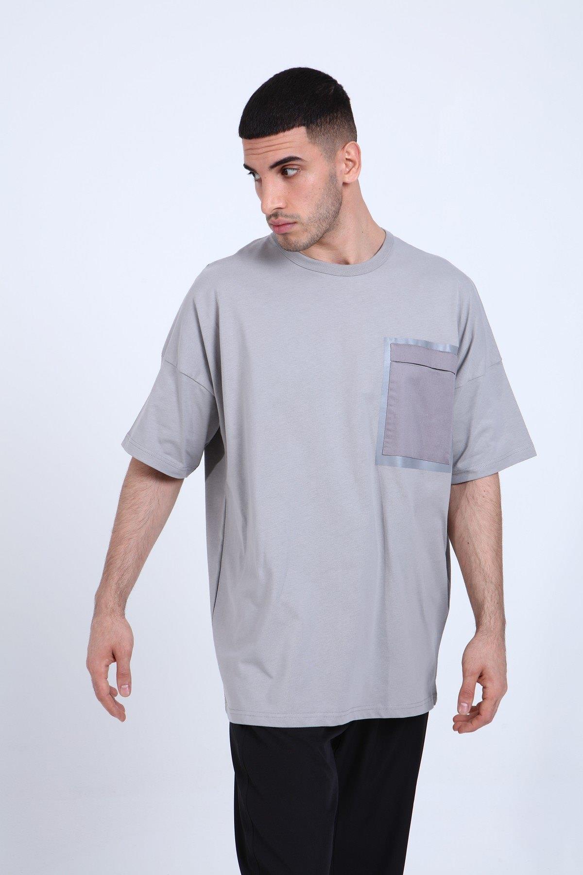 CEP ETRAFI FLEKSİ BASKILI T-SHİRT R-5133