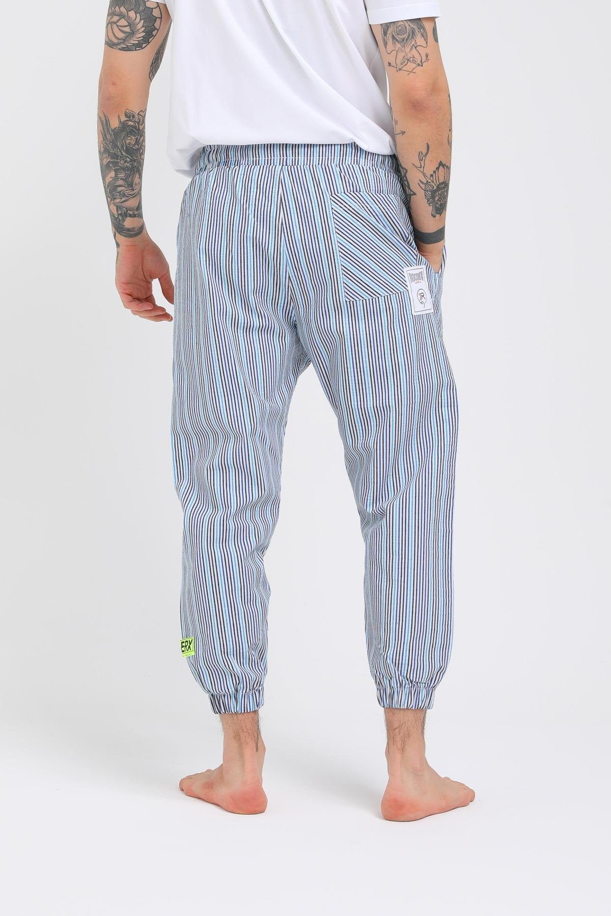 ERKEK ÇİZGİLİ JOGGER PANTOLON R-4108