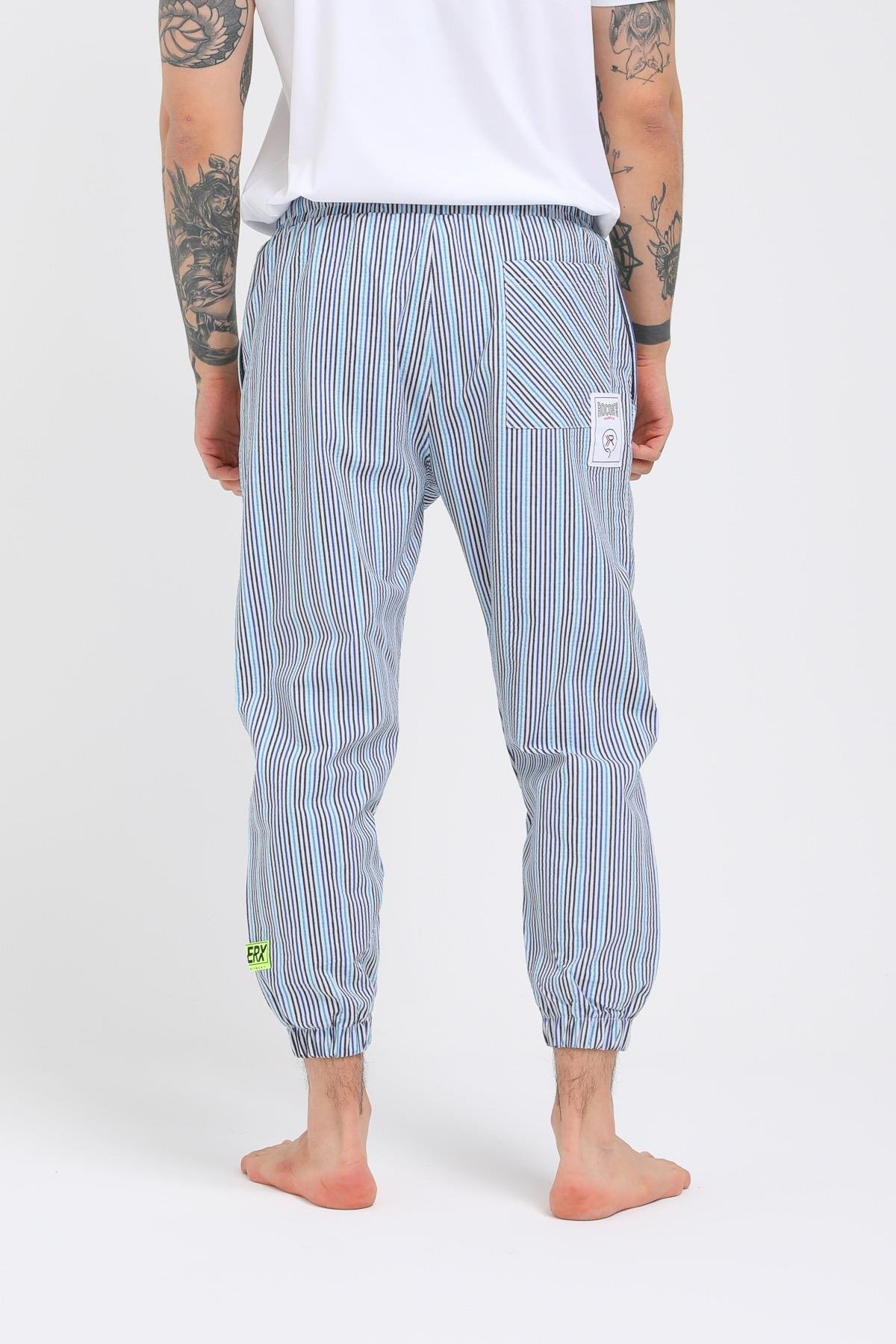 ERKEK ÇİZGİLİ JOGGER PANTOLON R-4108