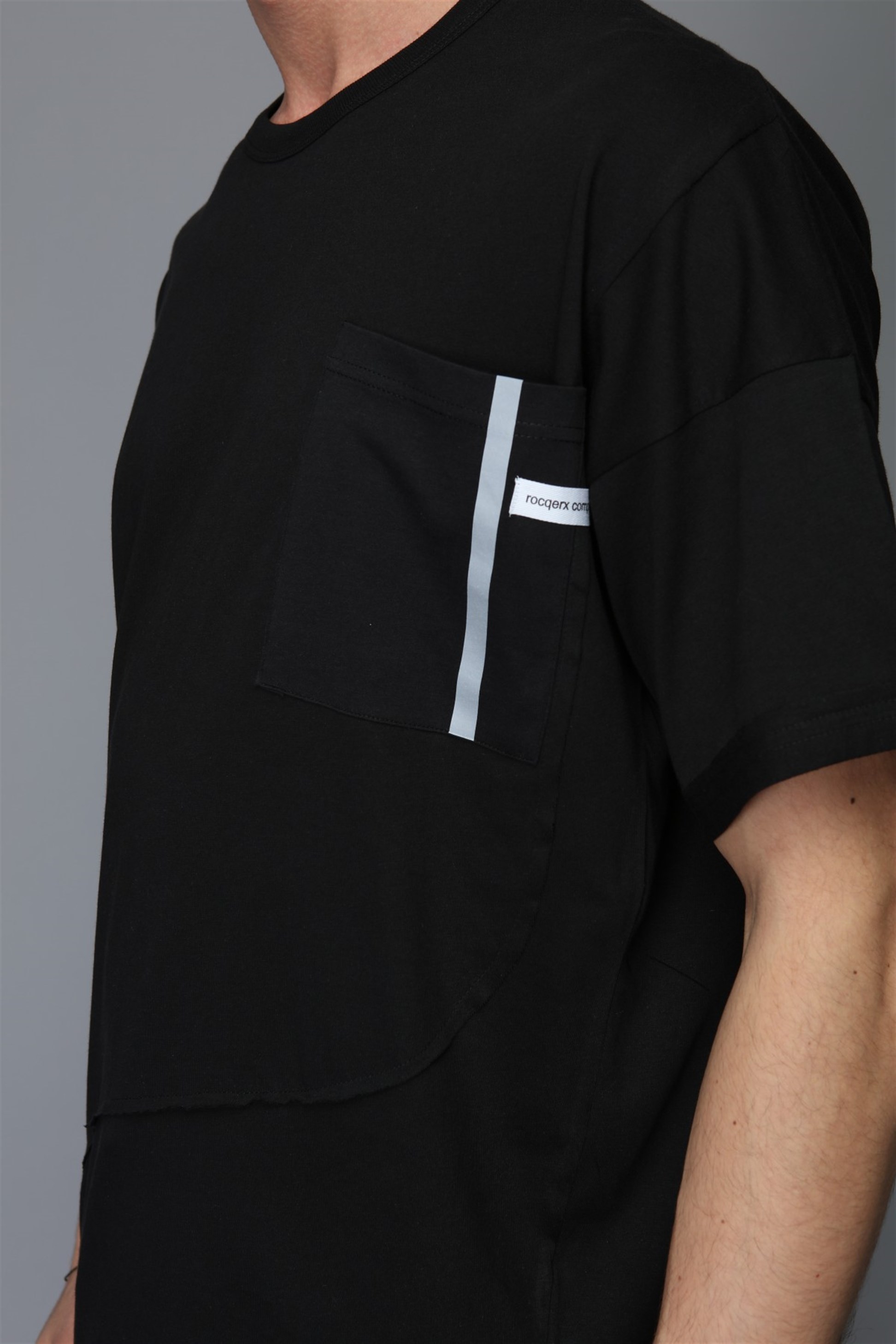 ERKEK OVERSIZE T-SHIRT REFLEKTÖR BASKILI R-5262
