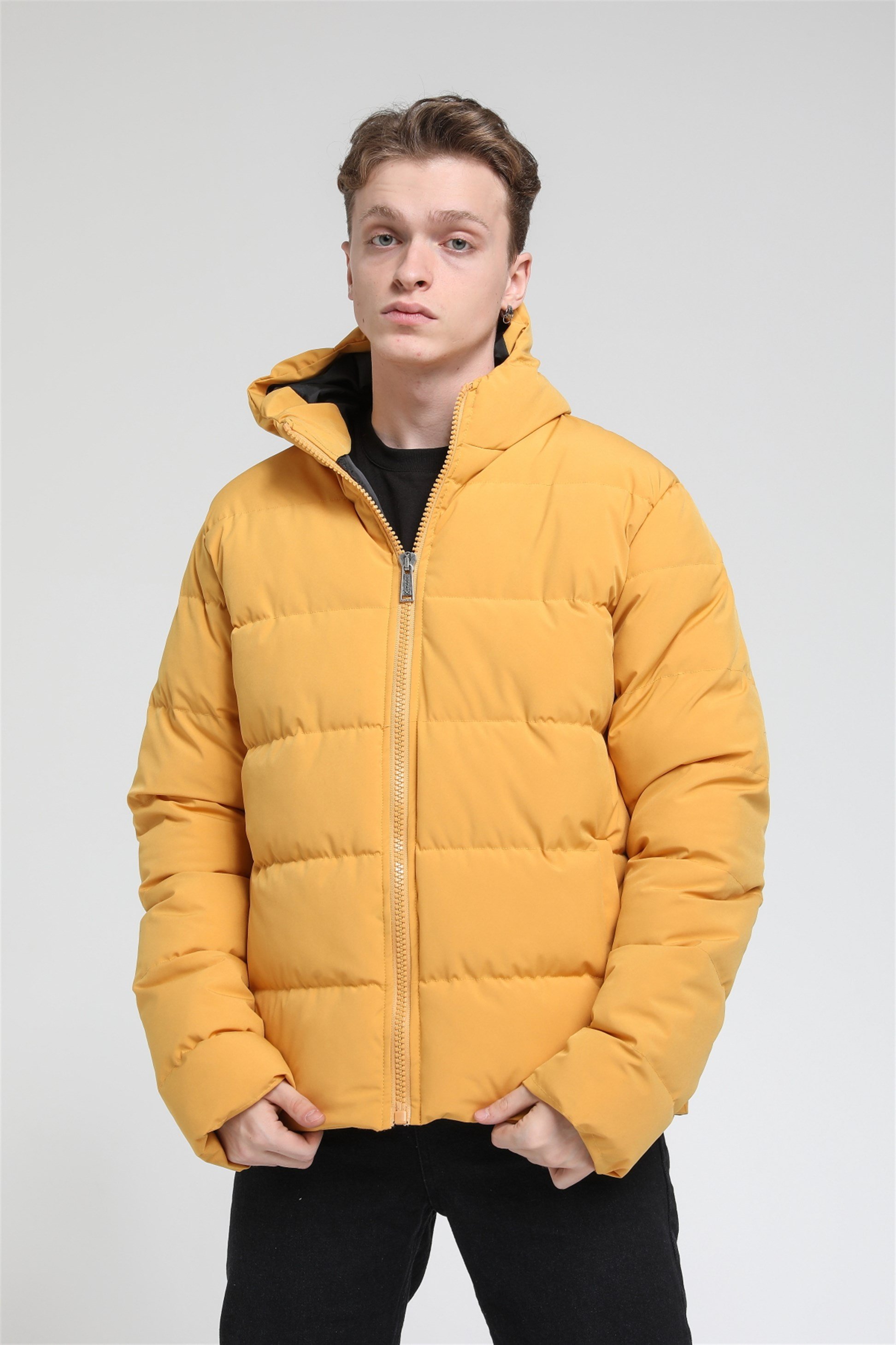 Kapüşonlu Şişme Mont  R-2137