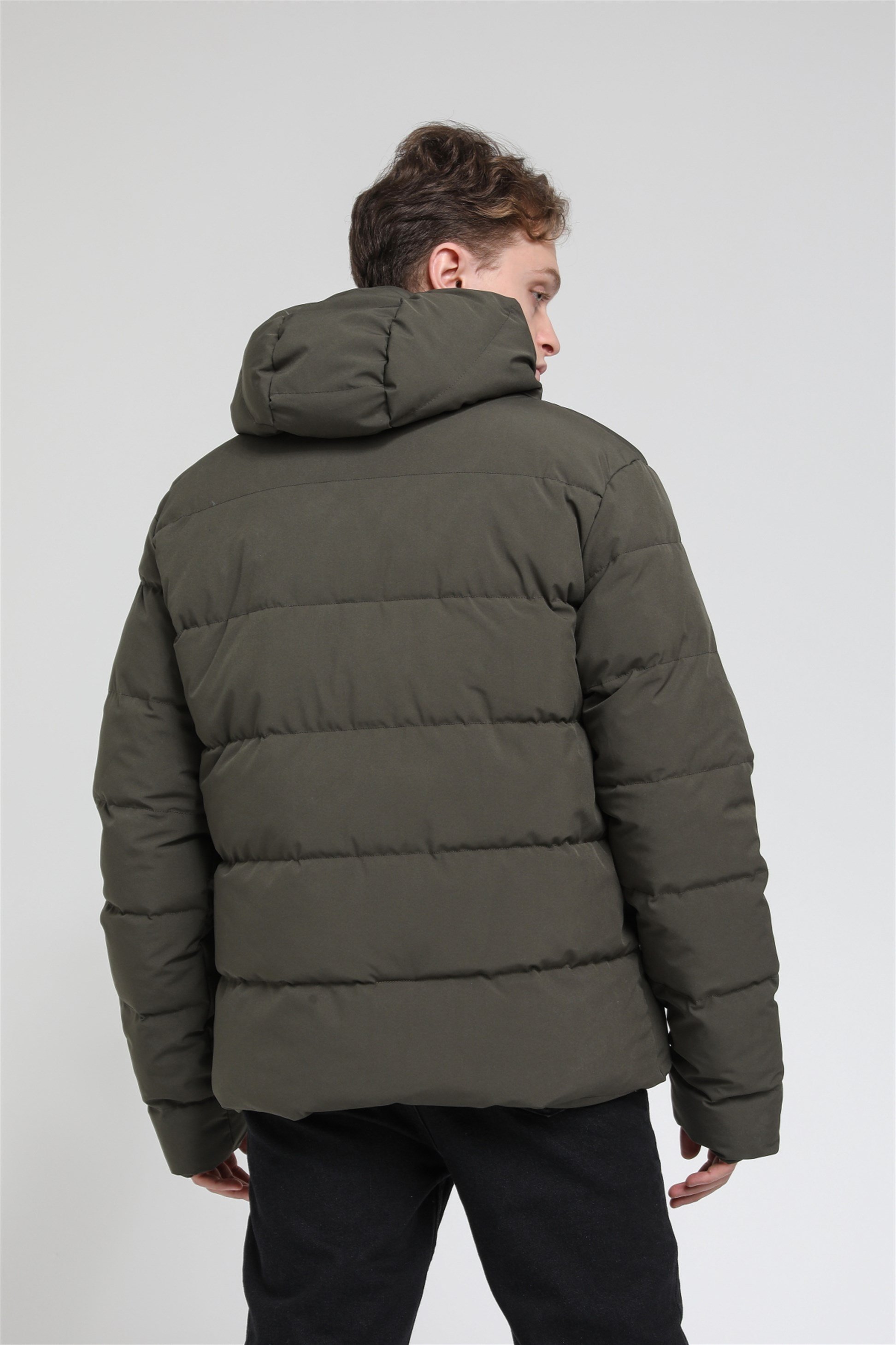 Kapüşonlu Şişme Mont  R-2137