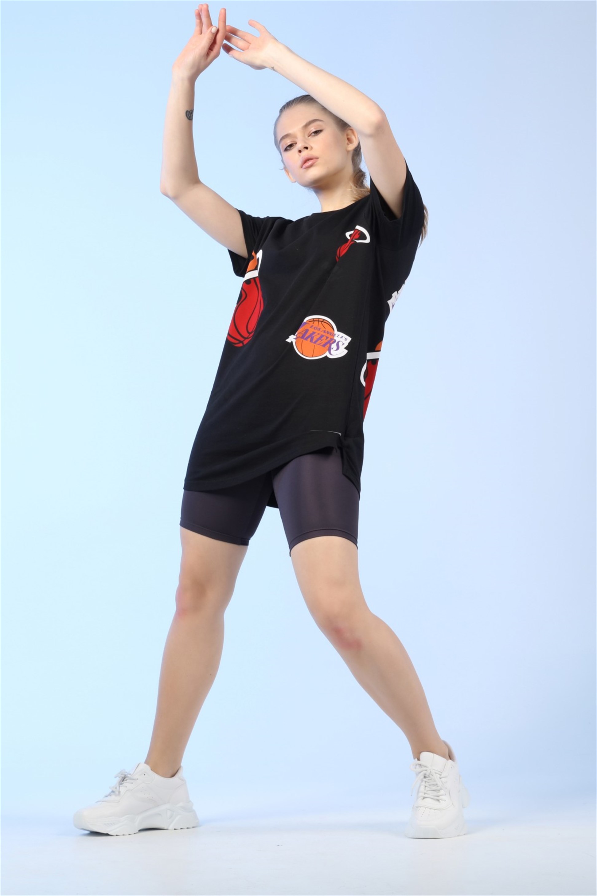 LAKER'S BASKILI T-SHİRT R-5192