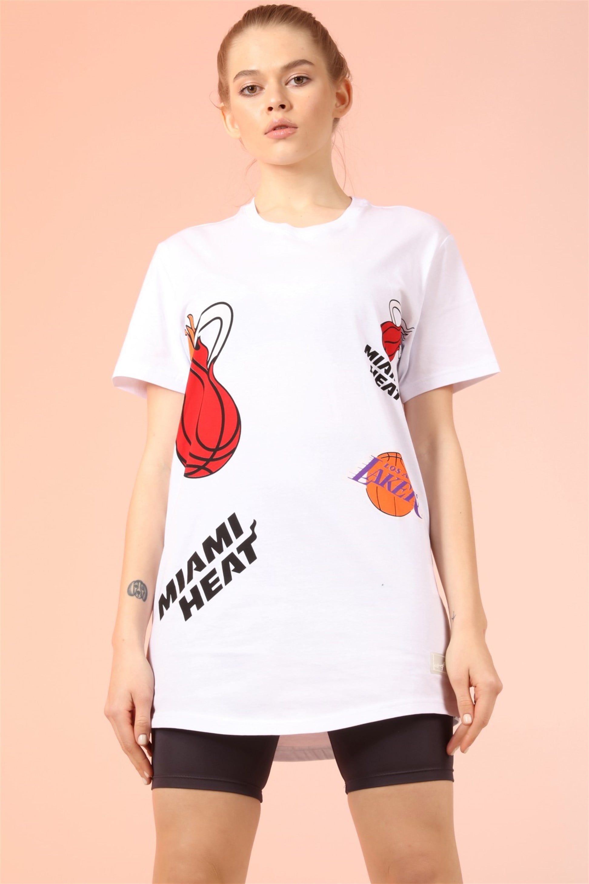 LAKER'S BASKILI T-SHİRT R-5192