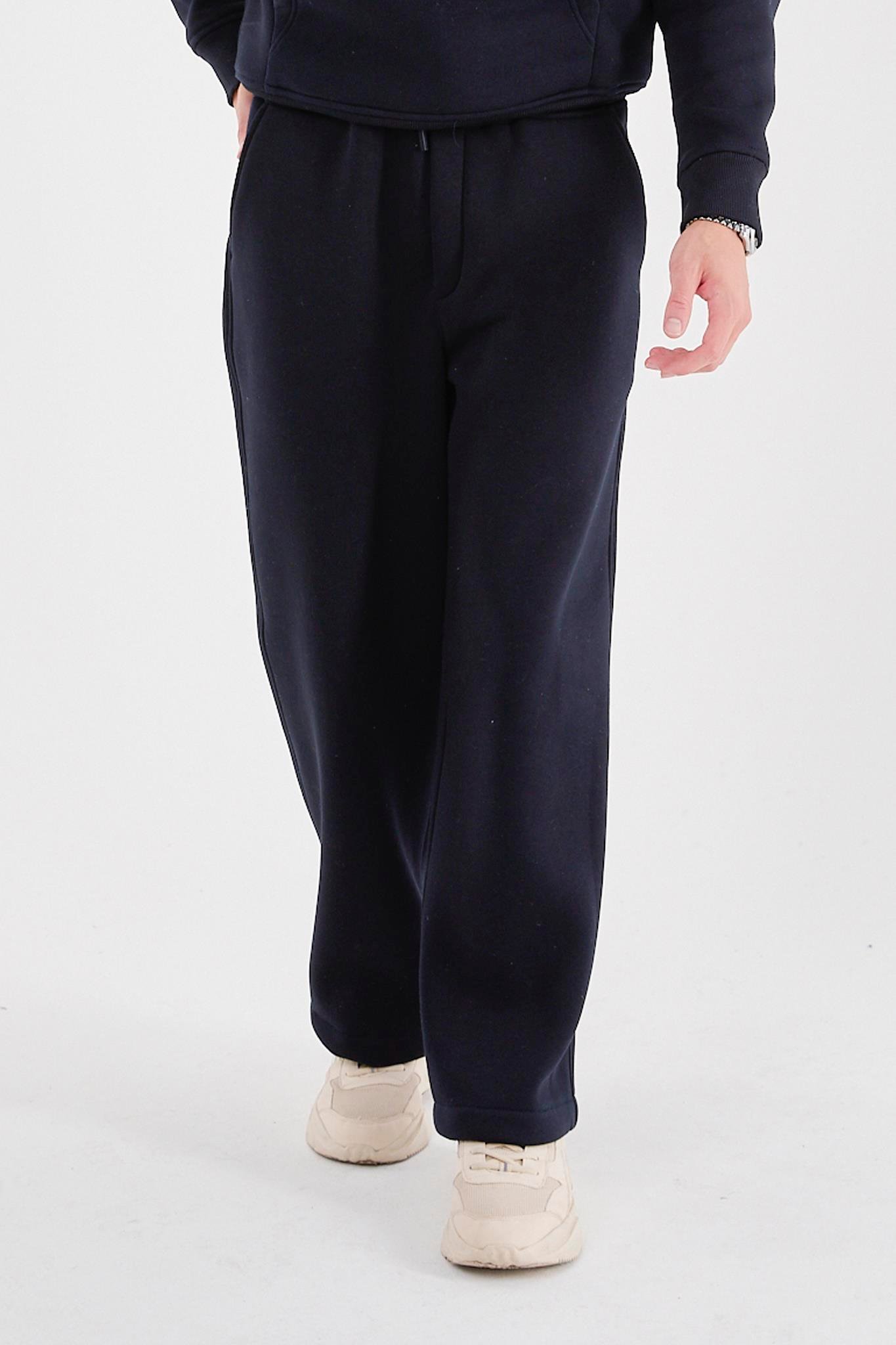 Q-1001 Bel Lastikli Üç İp Şardonlu Pantolon