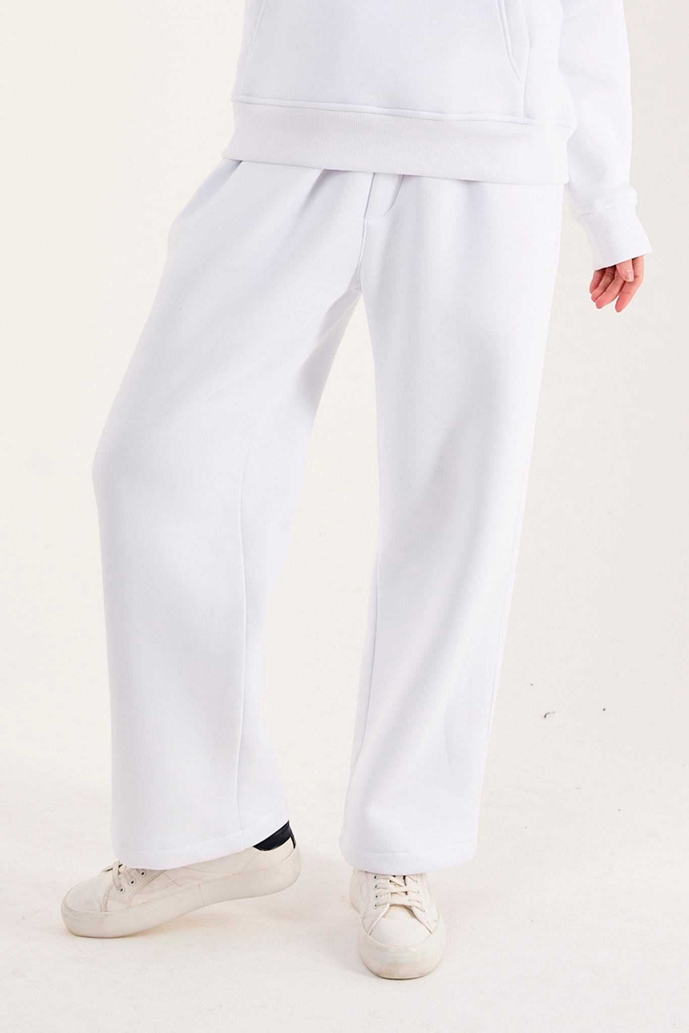 Q-1001 Bel Lastikli Üç İp Şardonlu Pantolon